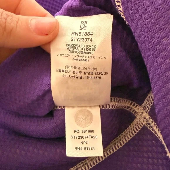 Patagonia Women's W's Classic Retro-X Jacket Medium Vintage Design Cream Purple